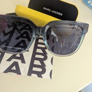 Marc Jacobs Gray Blue Gradient Sunglasses